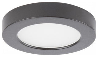 WAC Lighting Edge Lit LED Button Light 2700K Warm White in Dark Bronze