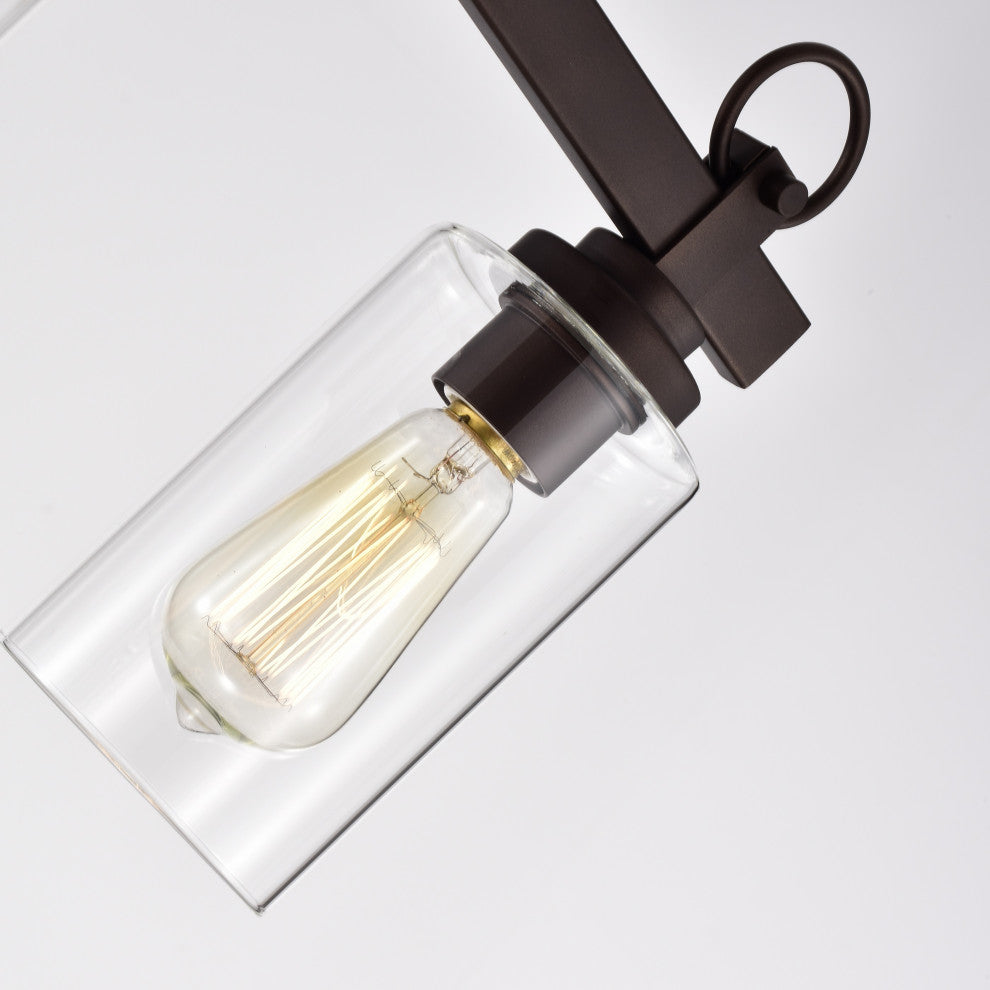 CHLOE Lighting EXTON Transitional 3-Light Oil Rubbed Bronze Bath Fixture