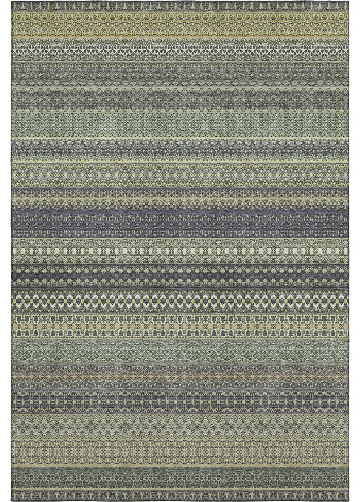Premium Machine Washable Mayfield AMF527 Sage 9' x 12' Rug