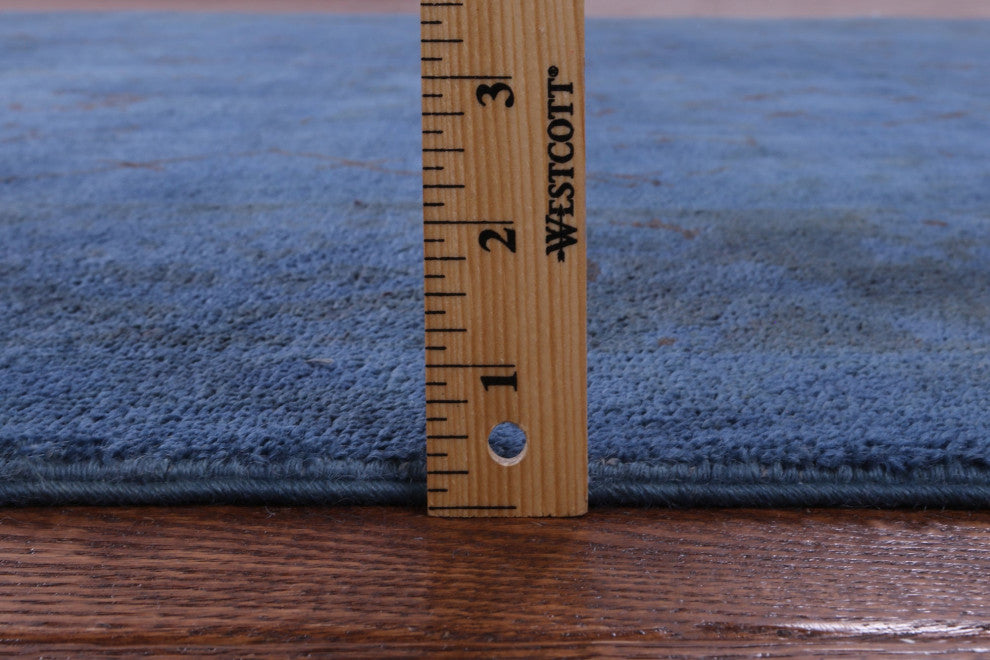 6' 1" X 8' 6" Handmade Overdyed Full Pile Wool Rug - PR2631