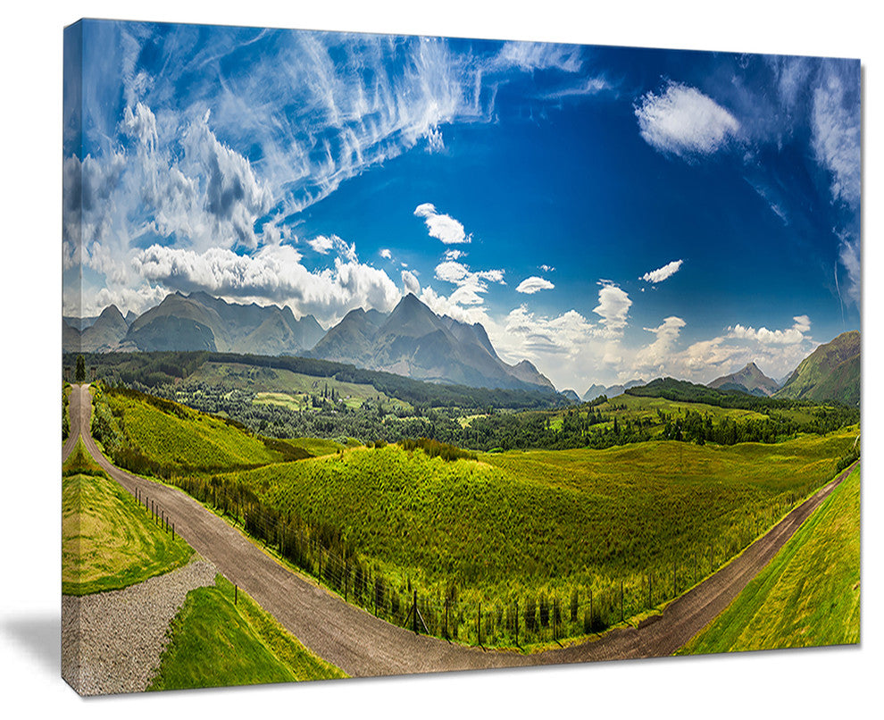 "Scottish Highlands" Panoramic View Landscape Wall Art, 20"x12"