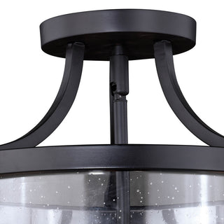 Vaxcel Holbrook 16" Semi-Flush Mount, Noble Bronze