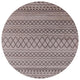 Ahgly Company Indoor Round Mid-Century Modern Area Rugs, 5' Round