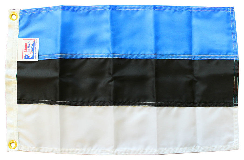 Estonia, 12"x18" Nylon Flag