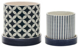 Decorative Pot, 2-Piece Set
