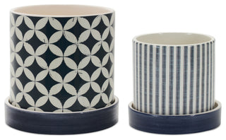 Decorative Pot, 2-Piece Set