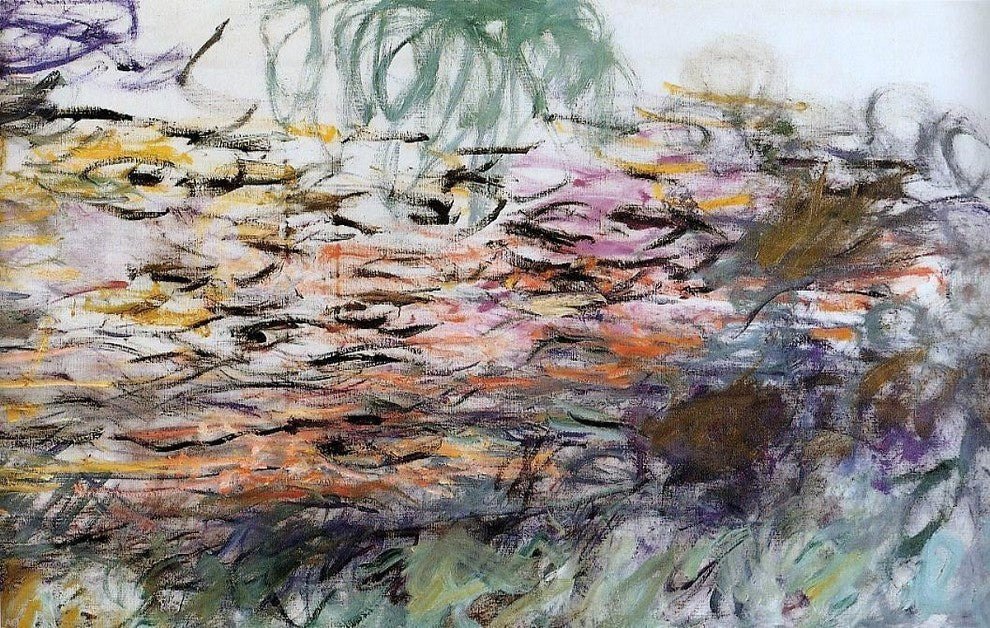 Claude Oscar Monet Water-Lilies , 18"x27" Wall Decal