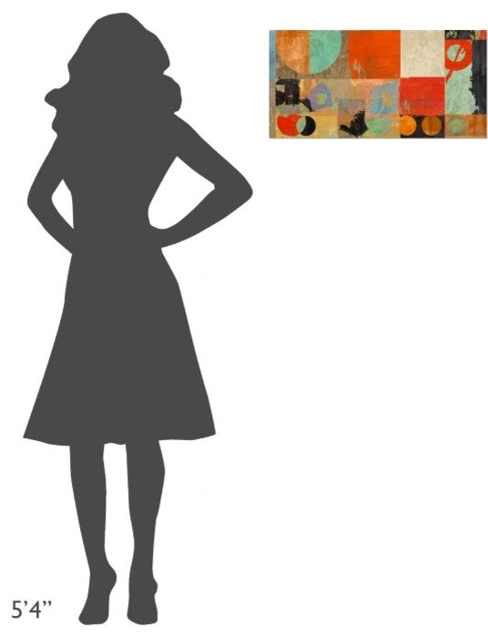 "Morning Moves" Stretched Canvas Giclee by Alphonse Baron, 24x12"
