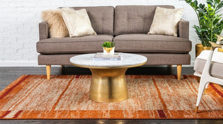 Unique Loom Terracotta Autumn Foilage 2'x3' Area Rug