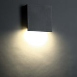 Modern Forms Square 10" LED Outdoor Wall Light, Bronze