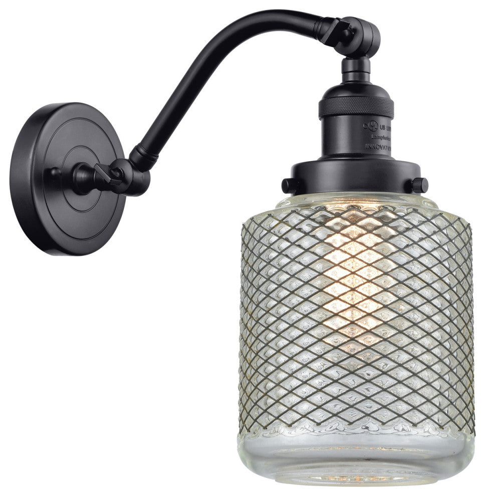 INNOVATIONS LIGHTING 515-1W-BK-G262 Stanton 1 Light Sconce