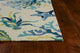 KAS Harbor 4244 Ivory/Blue Oceana Area Rug, 7'6" Round