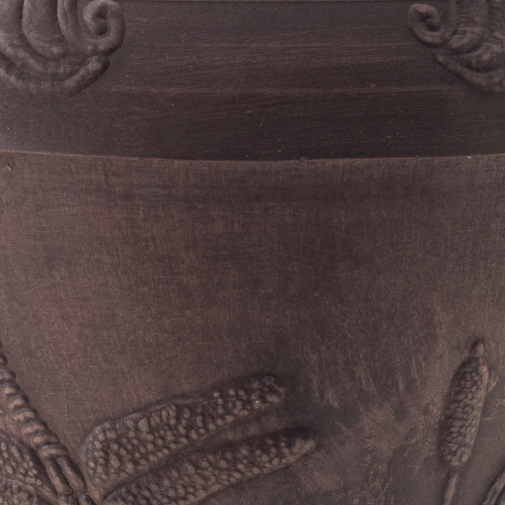 Dragonfly Pot, Chocolate
