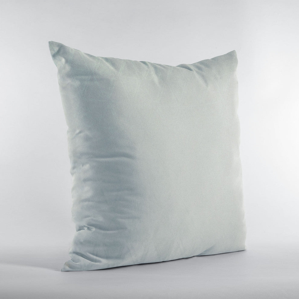 Silver Stars Velvet With Foil Printing Luxury Throw Pillow, Double sided 26"x26"