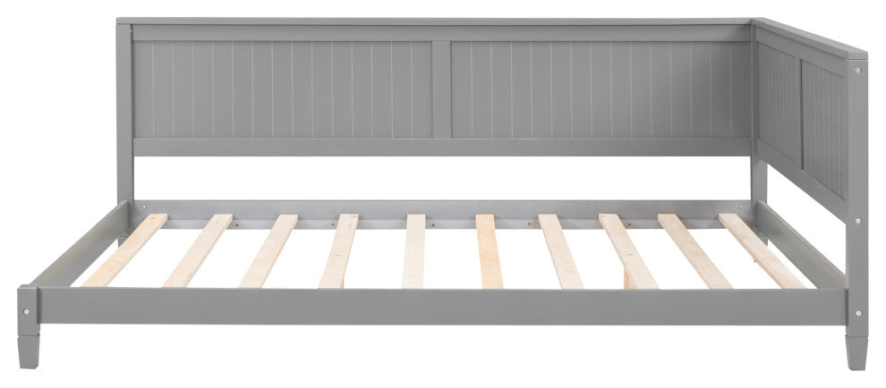 Gewnee Full Size Solid Wood Daybeds,Gray