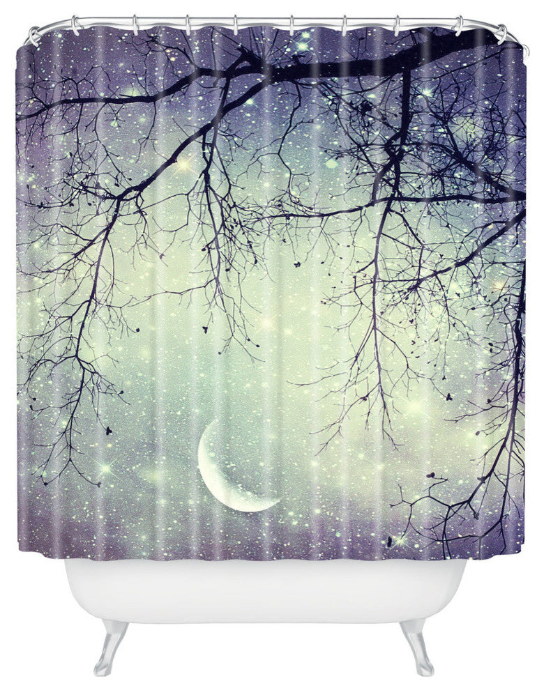 Shannon Clark Diamonds In The Sky Shower Curtain