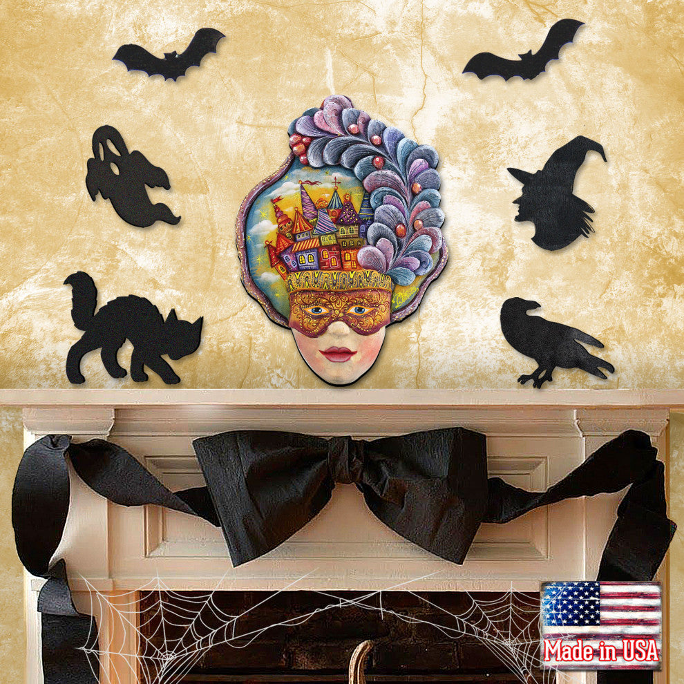 Carnival Mask Door Hanger