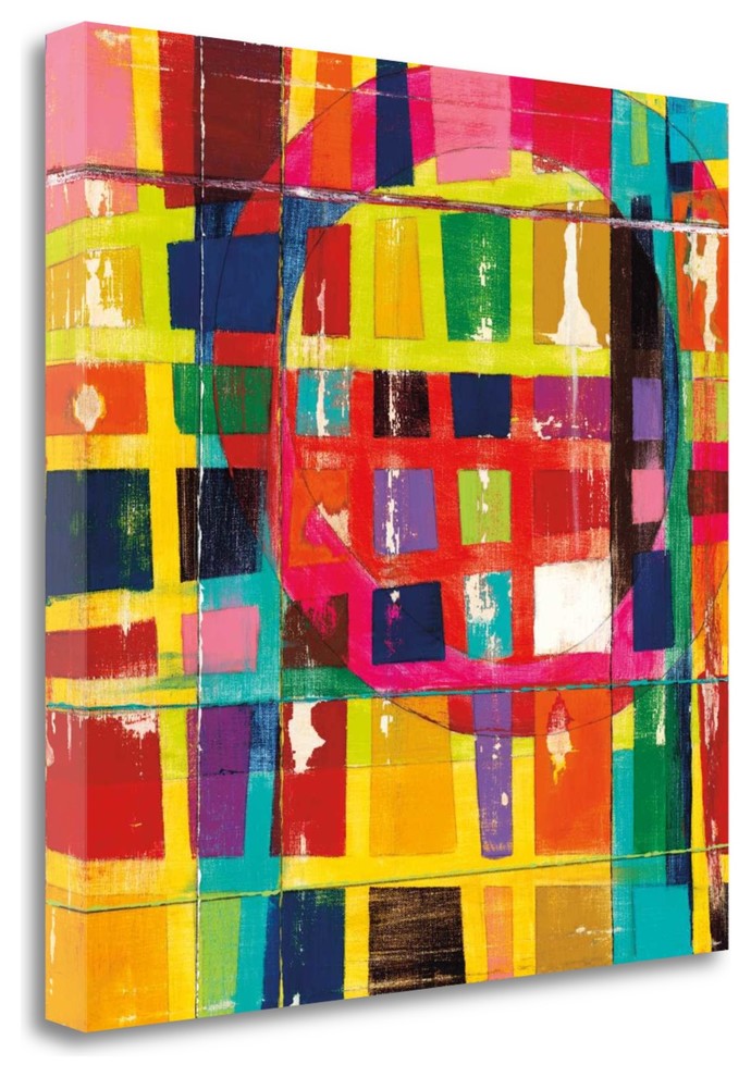 "Wonderful Six" By Dante Vida,Ready to Hang Giclee Print on Gallery Wrap Canvas