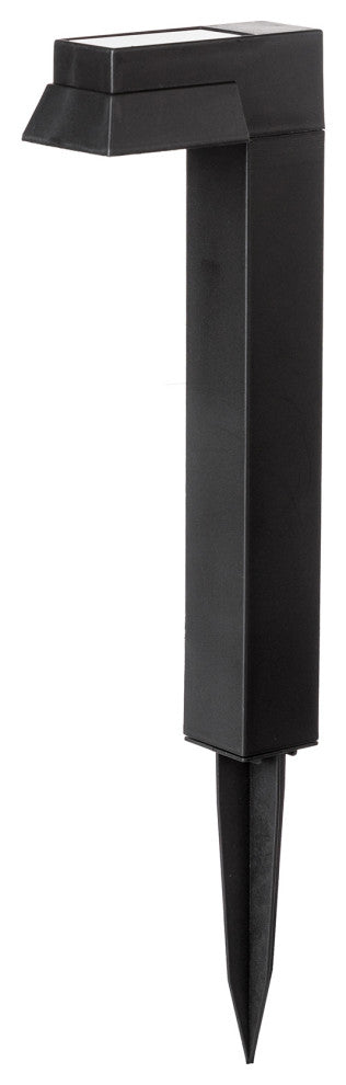 15"H Solar Powered SMD LED Pathway Ground Light, Set of 6