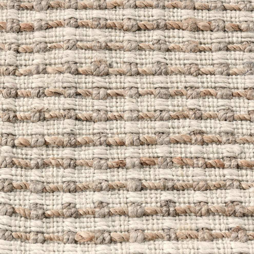 Huntington Handwoven Jute Natural Accent Area Rug, 8x10