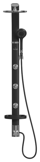 Pulse 1017-B ShowerSpas Black Aluminum Shower System - Bonzai Shower System