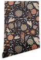 Deny Designs Holli Zollinger Night Blossom Wallpaper, Black, 2'x10'