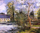 Maxime Maufra The Ponce Paper Factory on the Edge of the Sathe Woods Canvas Wrap