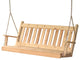 Cedar Traditional English Porch Swing, Unfinished, 6 Foot