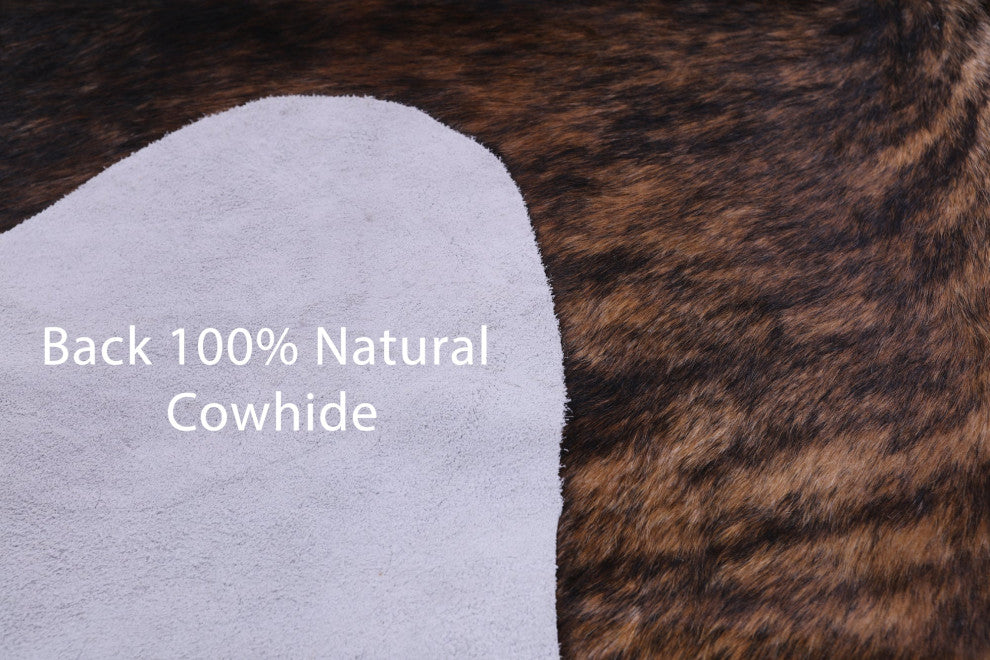 Organic Natural Hair-On Cowhide Area Rug 7' 3" X 6' 7" C1625