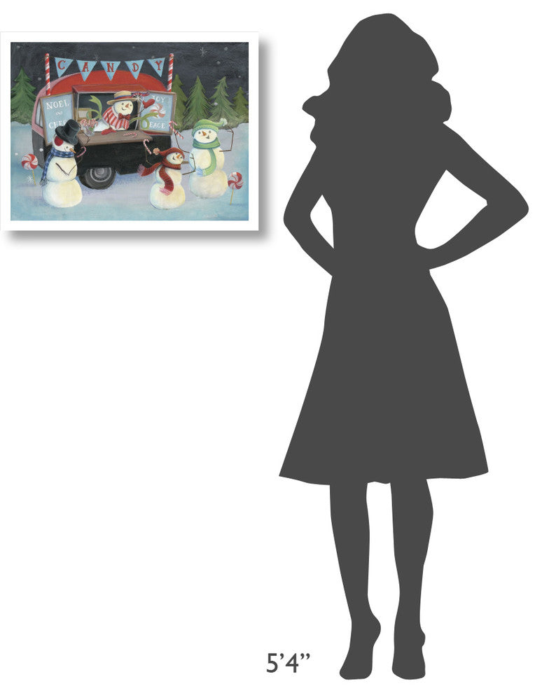 "Christmas on Wheels I Light" Digital Paper Print by Mary Urban, 26"x20"