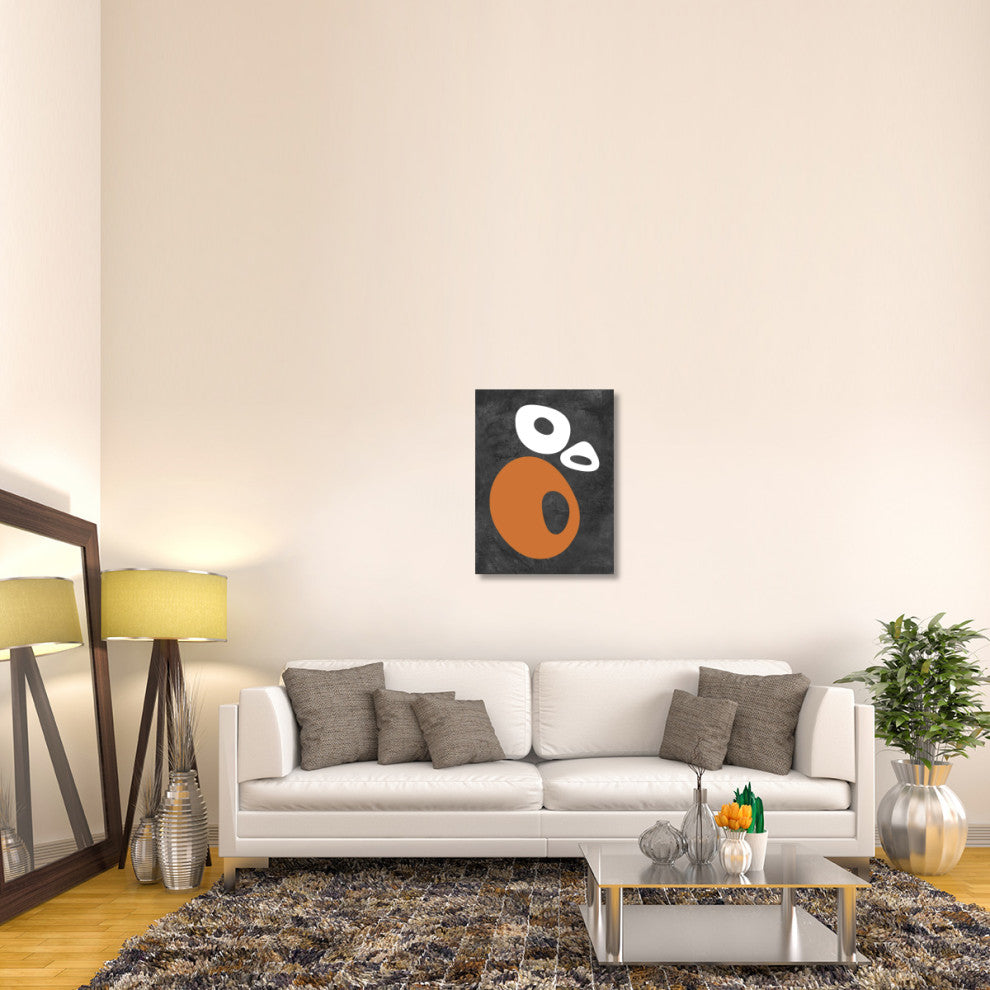 "Abstract Oval Shapes 1" Fine Art Print