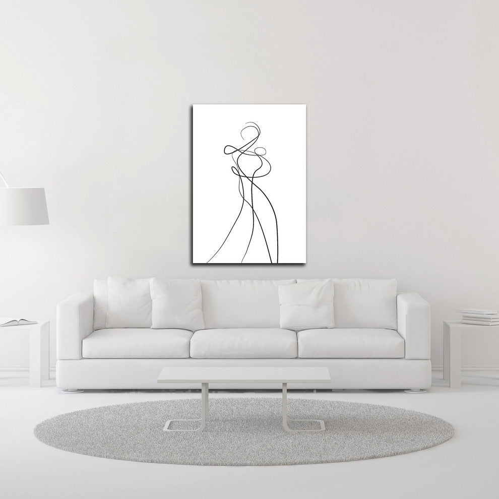 Shape of You 2 by Design Fabrikken, Print on Canvas, 20"x28"