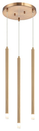 Matteo Lighting C63103AG Pendant, Aged Gold Brass Finish