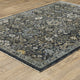 Augustus Inspirations Blue/ Light Blue Indoor Area Rug, Blue, 9'10"x12'10"