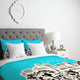Deny Designs Bird Ave Los Angeles Aqua Duvet Cover - Lightweight