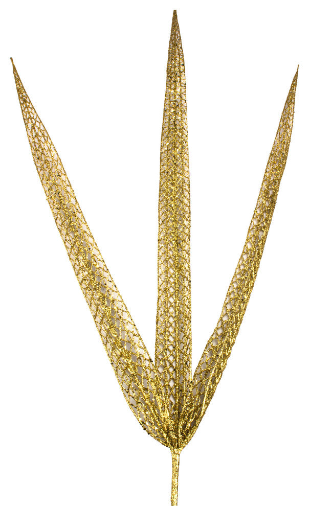 39" 3 Leaf Gold Pick