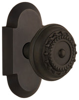 Cottage Plate Passage Meadows Knob, Oil Rubbed Bronze