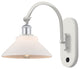 INNOVATIONS 518-1W-WPC-G131-LED 1-Light Sconce White and Polished Chrome
