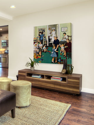 "Separation Anxiety" Painting Print on Canvas by Stevan Dohanos