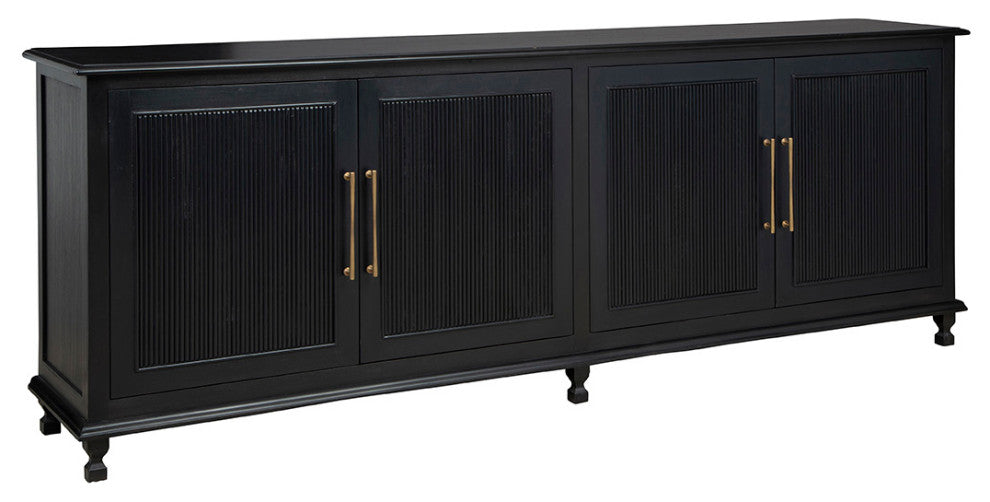 Margot 96" Wide Sideboard, Black