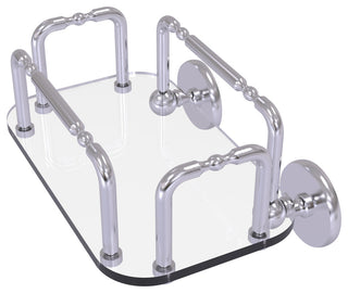 Skyline Wall Mounted Guest Towel Holder, Satin Chrome