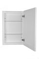 Fruitville Shaker Frameless Recessed Wood Medicine Cabinet, 14x42, White Enamel
