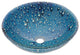 Tempered Glass 1/2" Thick, 16.5" Diameter, 5.5" With Chrome Pop-Up Drain