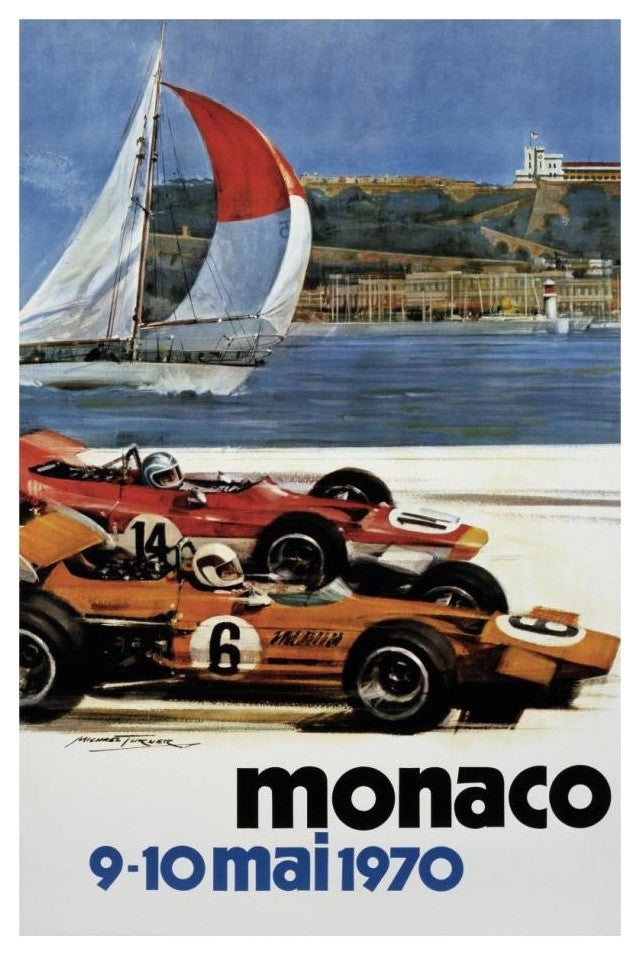 "Monaco / 9-10 mai 1970" Digital Paper Print by Michael Turner, 16"x24"