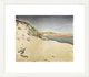 "Sandy Ocean Beach" Framed Digital Print by Paul Signac, 25x21"