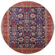 Ahgly Company Indoor Round Mid-Century Modern Area Rugs, 3' Round