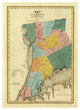 "New York - Westchester County, 1829" Paper Print by David H. Burr, 33"x46"