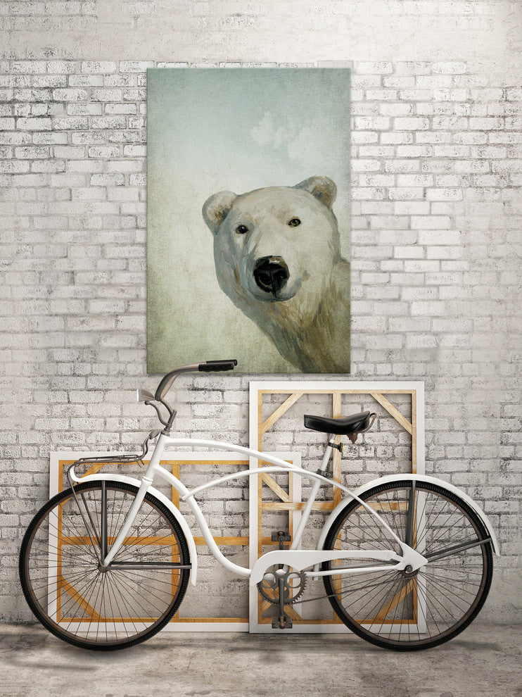 "Hello from Alaska" Painting Print on Wrapped Canvas, 16"x24"