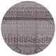Ahgly Company Indoor Round Mid-Century Modern Area Rugs, 5' Round