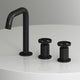 VIGO Cass 8" H 2-Handle Widespread Bathroom Faucet, Matte Black
